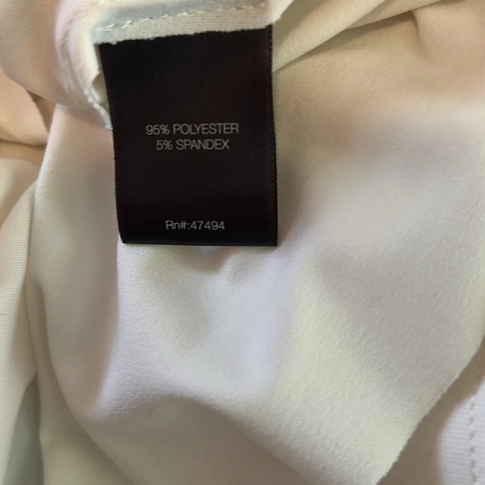 Norma Kamali Cream Asymmetrical Blouse - Picture 4 of 4